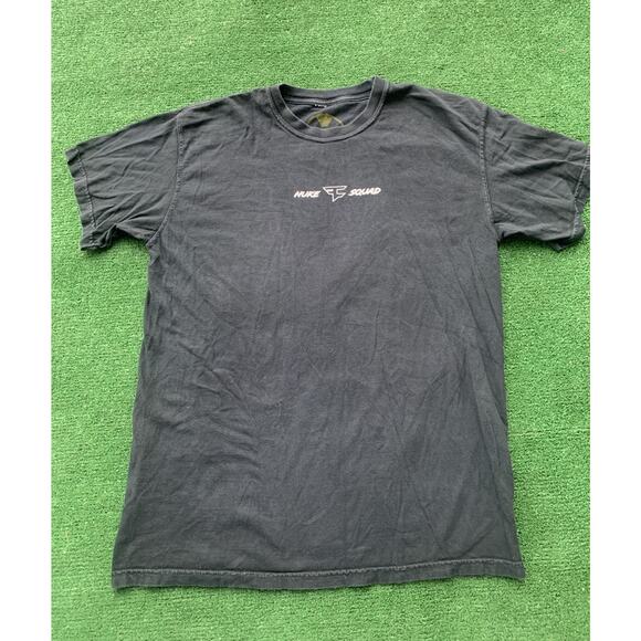 FAZE CLAN Nuke Squad T-Shirt Men's Back Graphic Explosion Black Size Medium - Picture 2 of 5